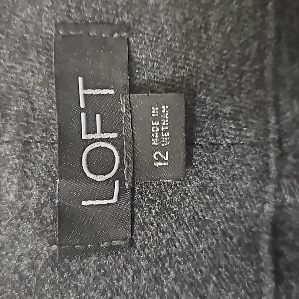 Loft Women's Dark Gray Business Trousers Size 12 - Picture 8 of 13